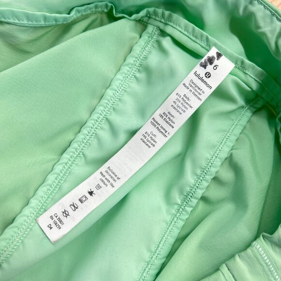 Lululemon Laser Speed Jacket Citra Lime Wind Water Resistant Size 6 - Picture 12 of 16